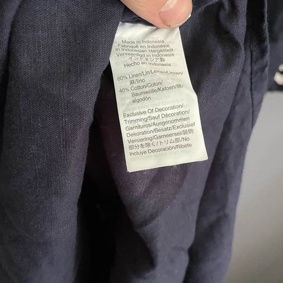 J.Crew Long Beach Tunic with Rickrack Trim Womens Size Small - Picture 5 of 5